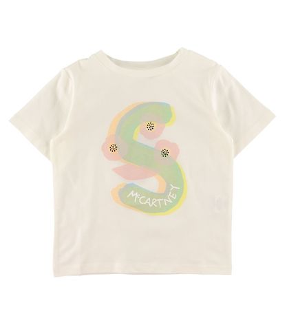 Stella McCartney Kids T-Shirt - Weiß m. Print
