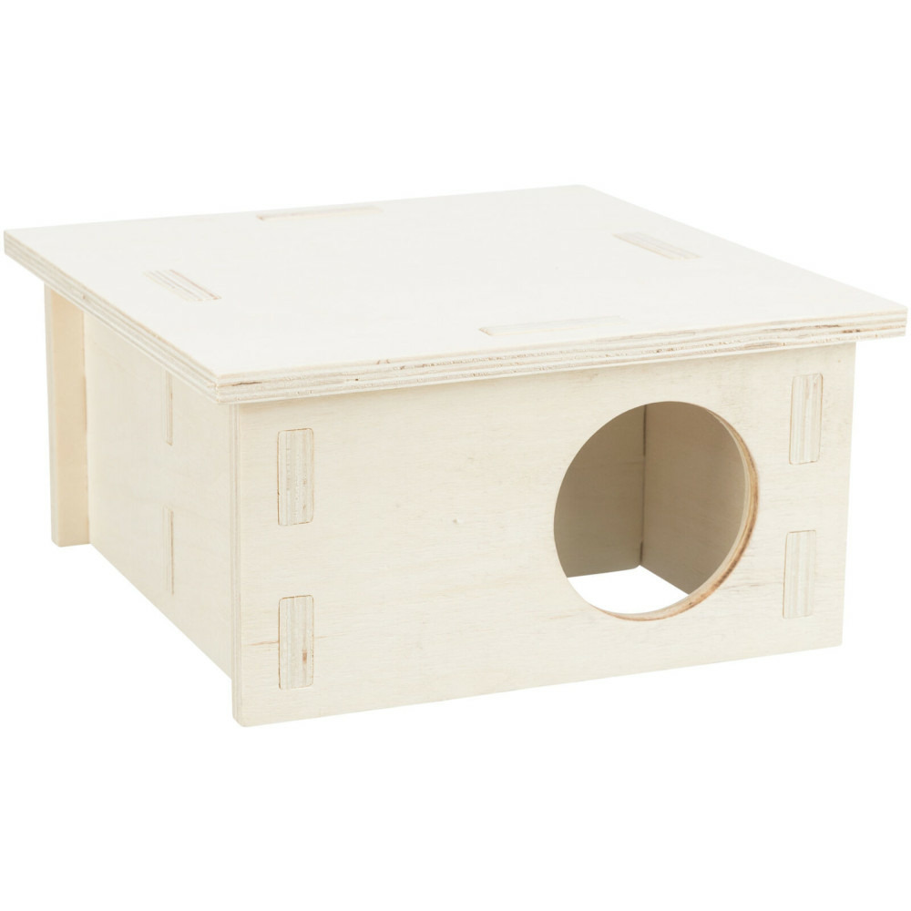 Maison emboitable 2 chambres 20 x 10 x 20 cm pour hamster et souris