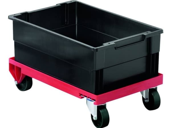 Slitesterk 1809693180 Plattform med hjul Lastekapasitet (maks.): 250 kg