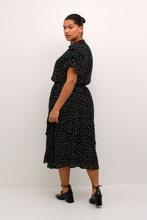 Kaffe Curve KCsallie Skirt Black/white dot