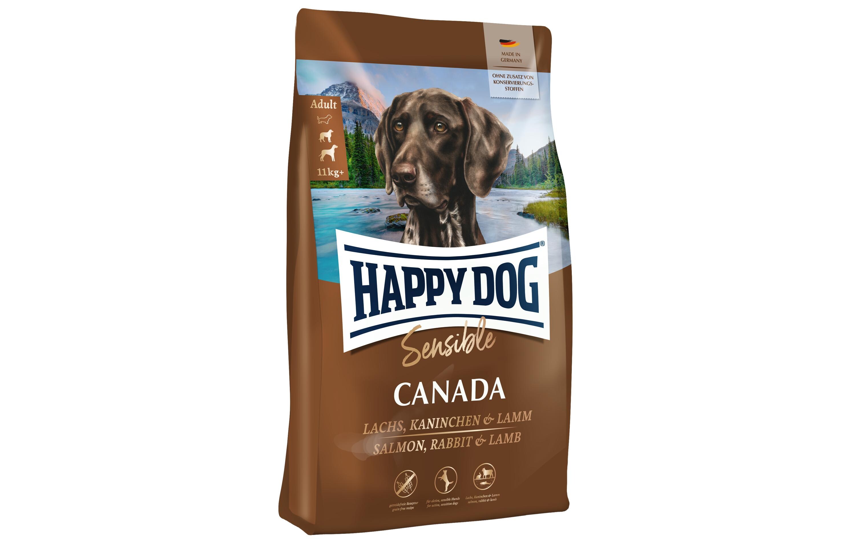 Trockenfutter Supreme Sensible Canada 4 kgGetreidefreie Vollnahrung mit Lachs, Kaninchen und Lamm