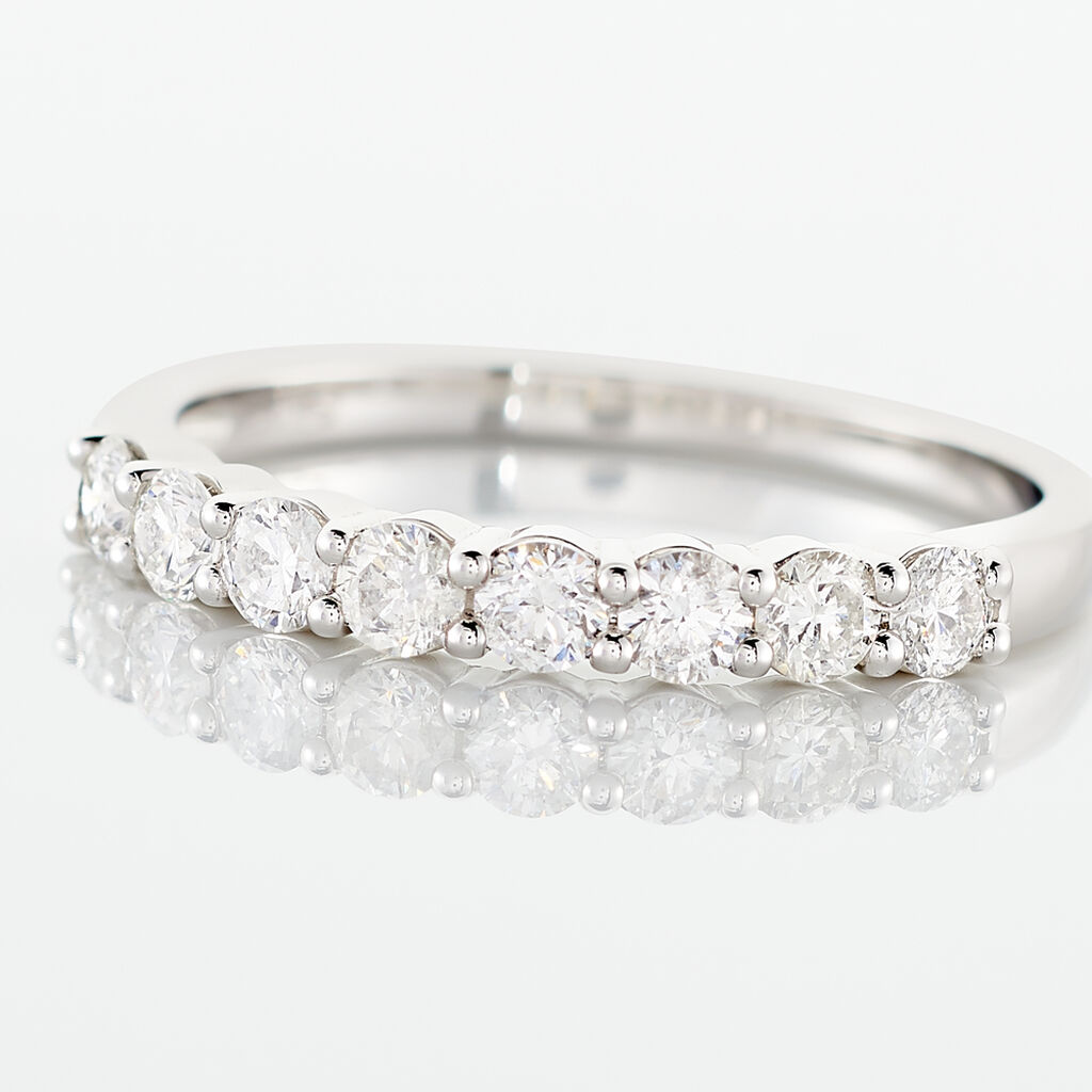Alliance Hera Or Blanc Diamant