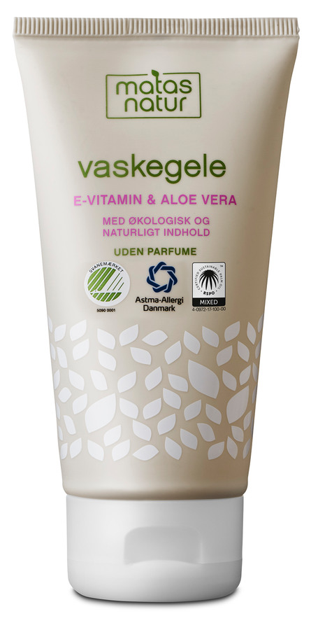 Matas Natur Aloe Vera & E-vitamin Vaskegele 80 ml