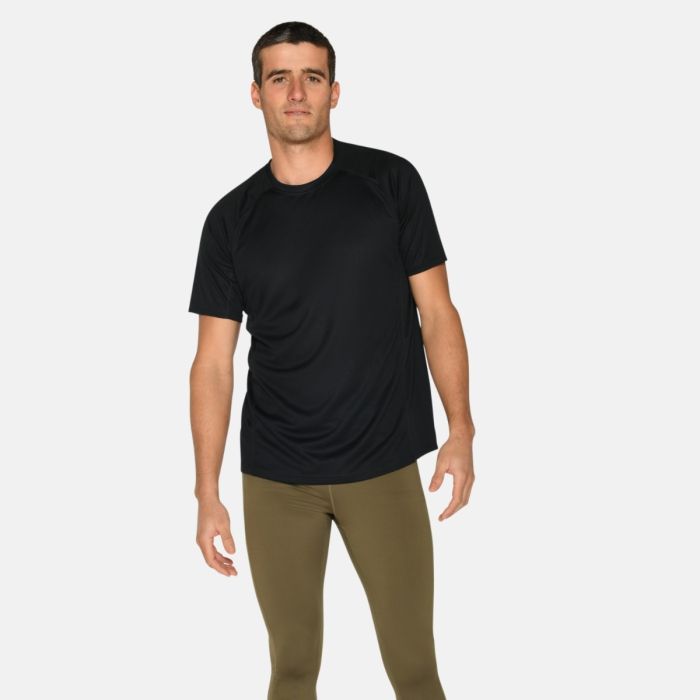 Zebdia Herre T-shirts Sports SS Tee Sort