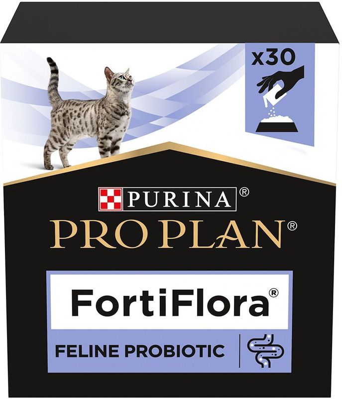 Purina Pro Plan - Fortiflora Feline Probiotic - Prebiotisch Voer - 30 Zakjes