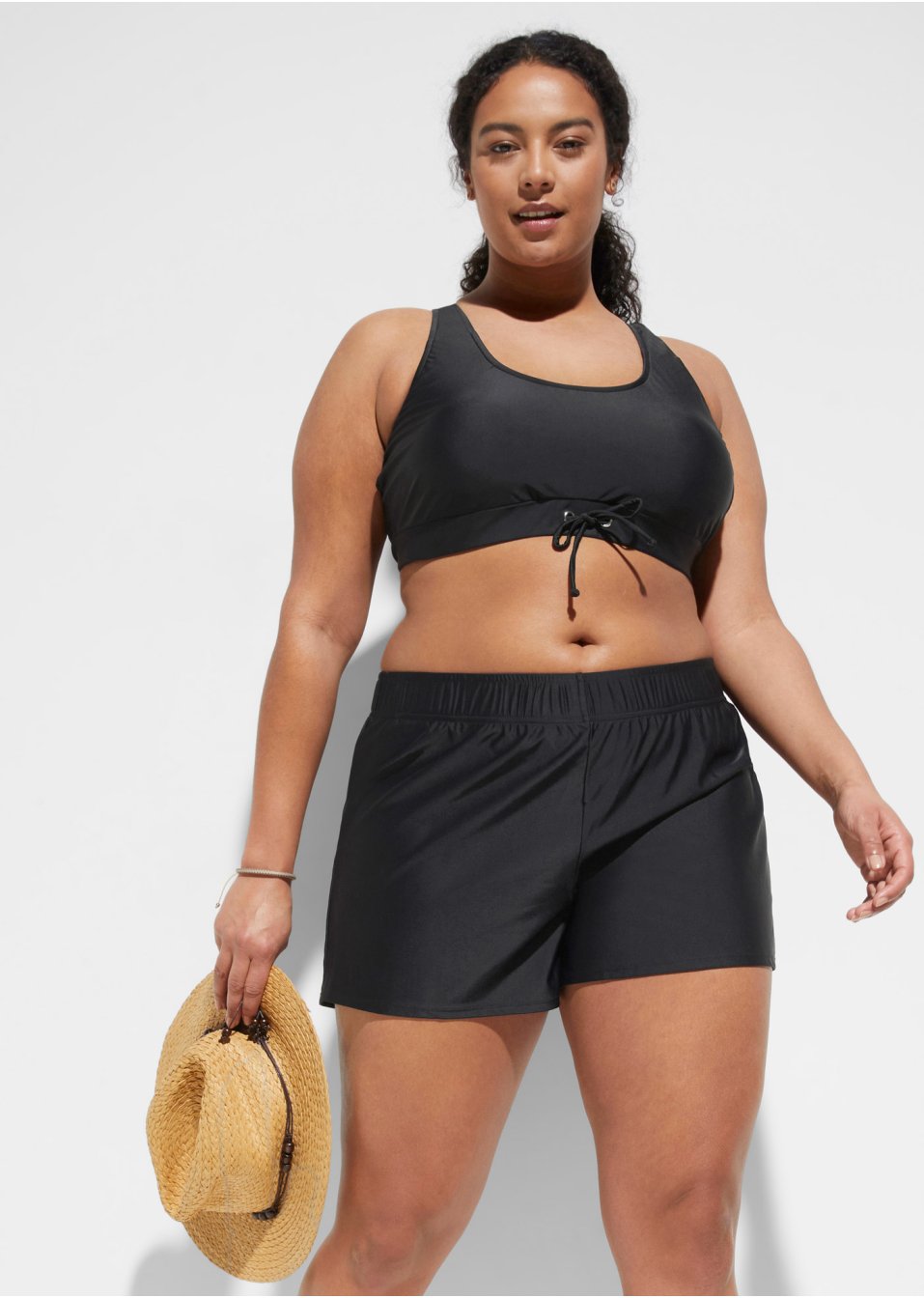 Short de bain avec slip intégré