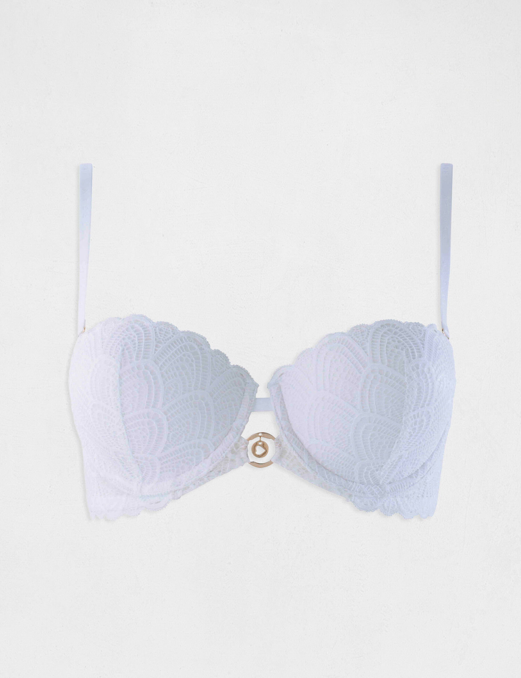 Soutien-gorge coques blanc femme - blanc
