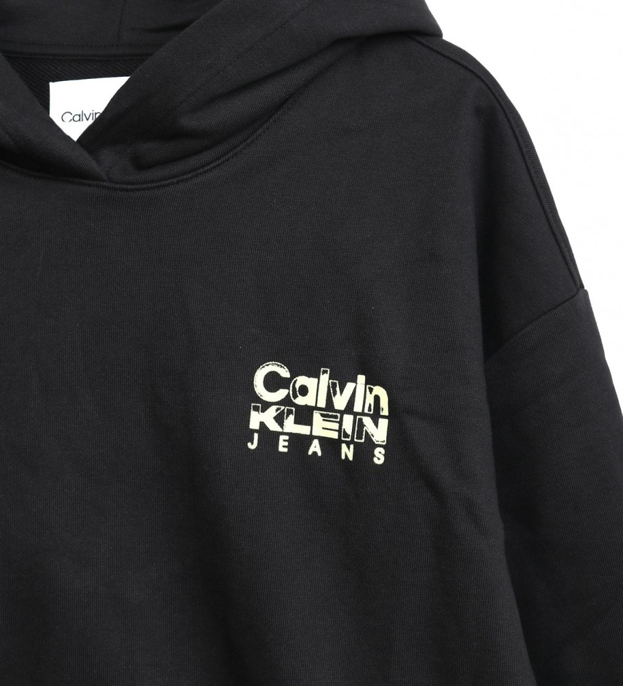 Moletom Calvin Klein Jeans Knits Gradient Shift preto