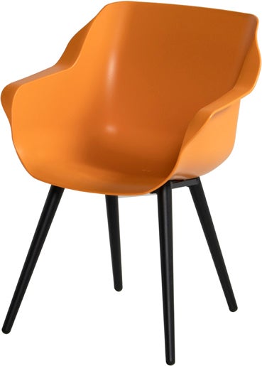 Hartman kuipstoel Sophie Studio oranje / zwart