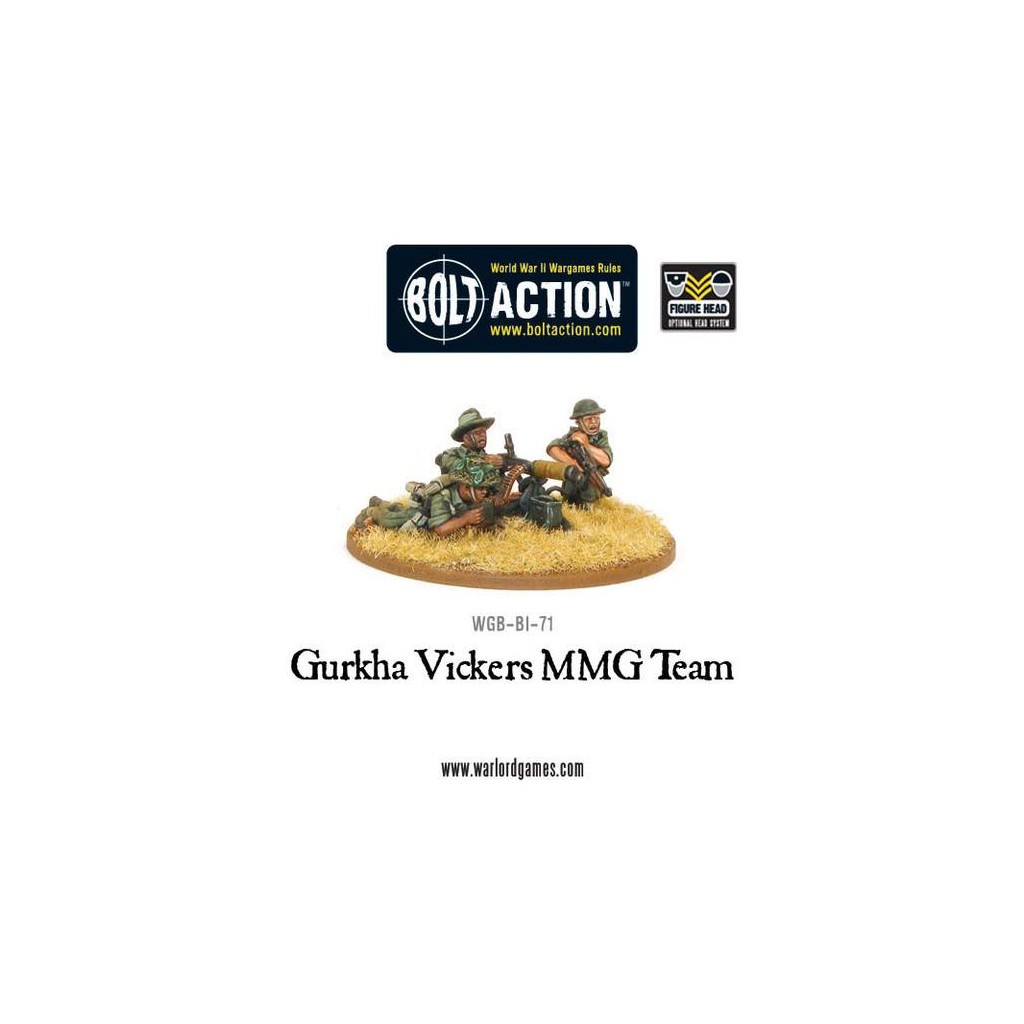 Bolt Action - Gurkha Vickers MMG Team
