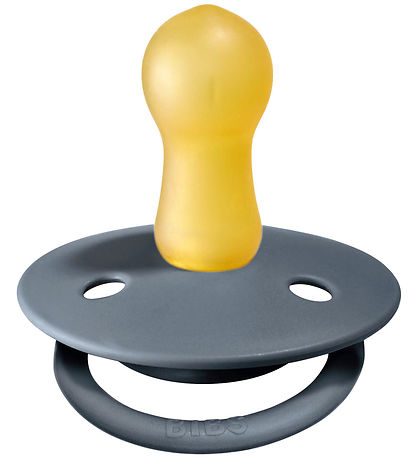 BIBS De Lux Schnuller - Gr. 2 - 2er-Pack - Rund - Mustard/Petrol