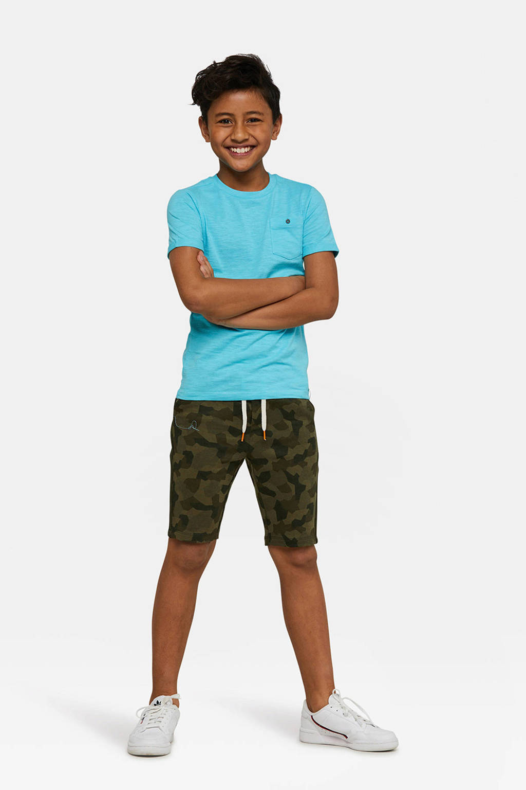 WE Fashion T-shirt faded pacific