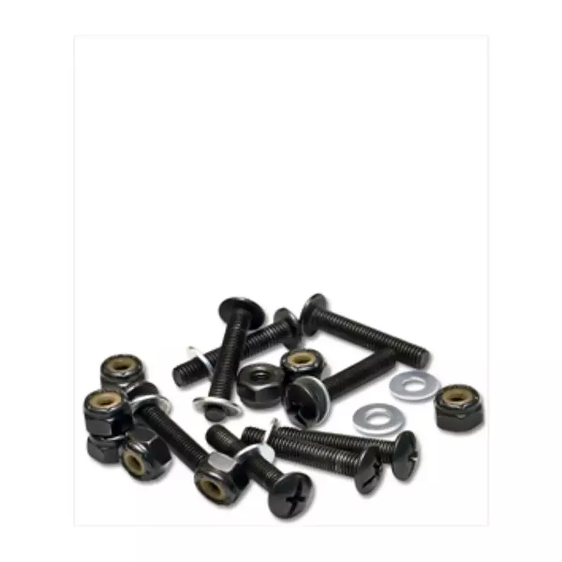Longboards MINDLESS Drop Thru Bolts (Pack of 8) Black