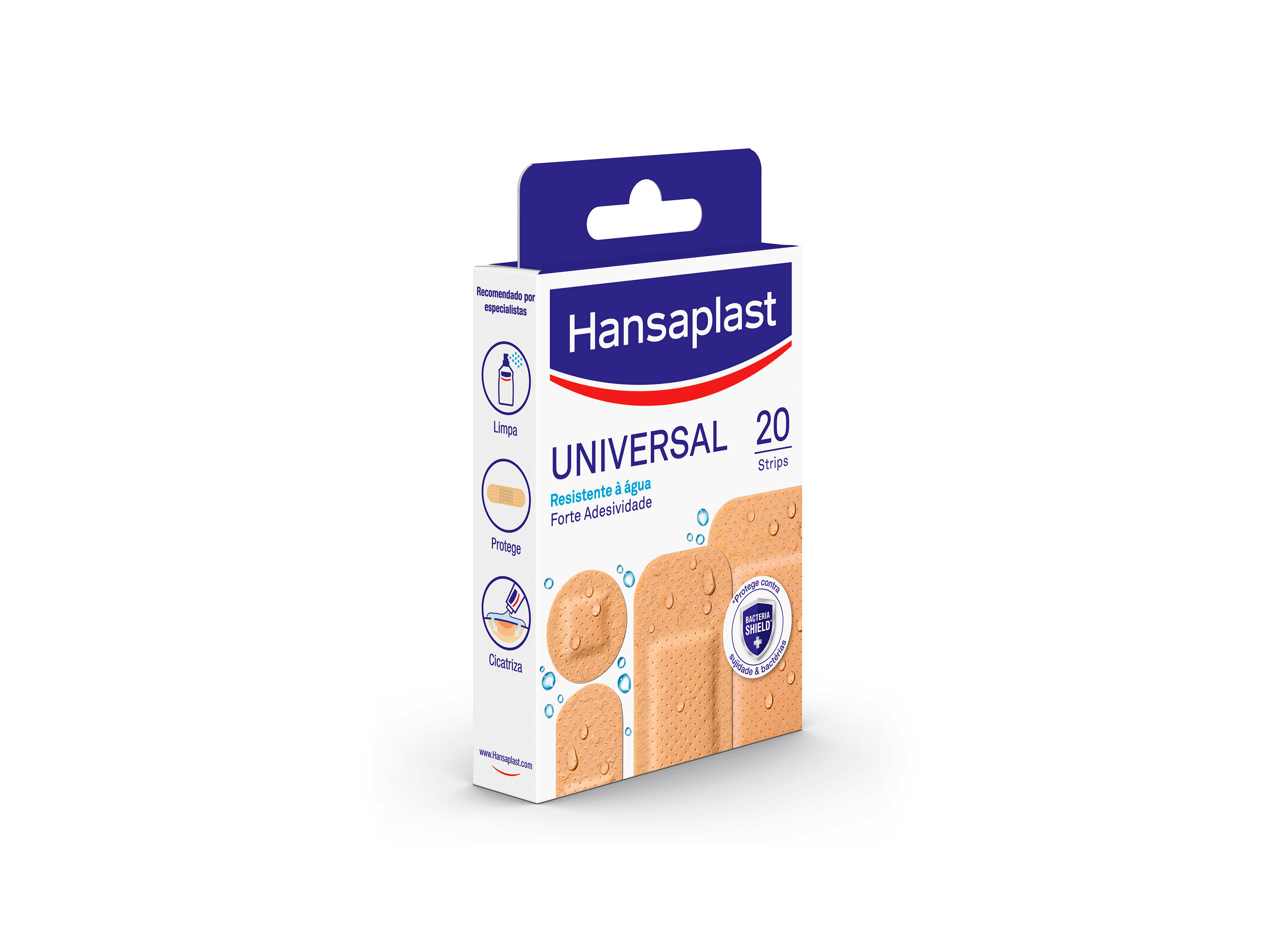 Pensos de Feridas Universal 4 Tamanhos HANSAPLAST 20 un