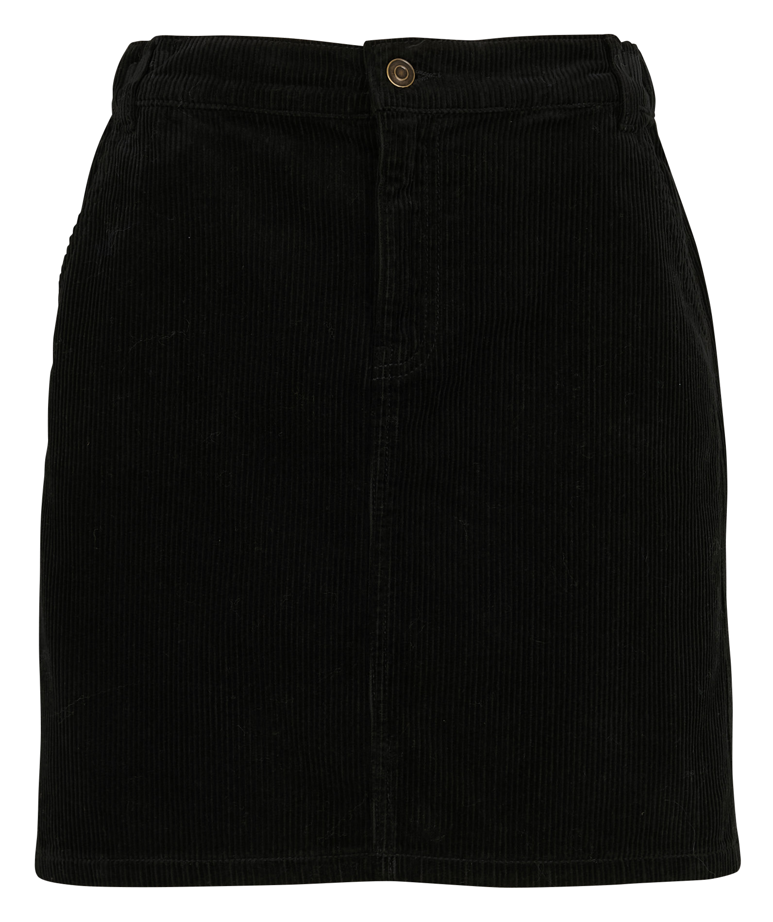 BILLIE - Jupe courte droite en coton | Noir