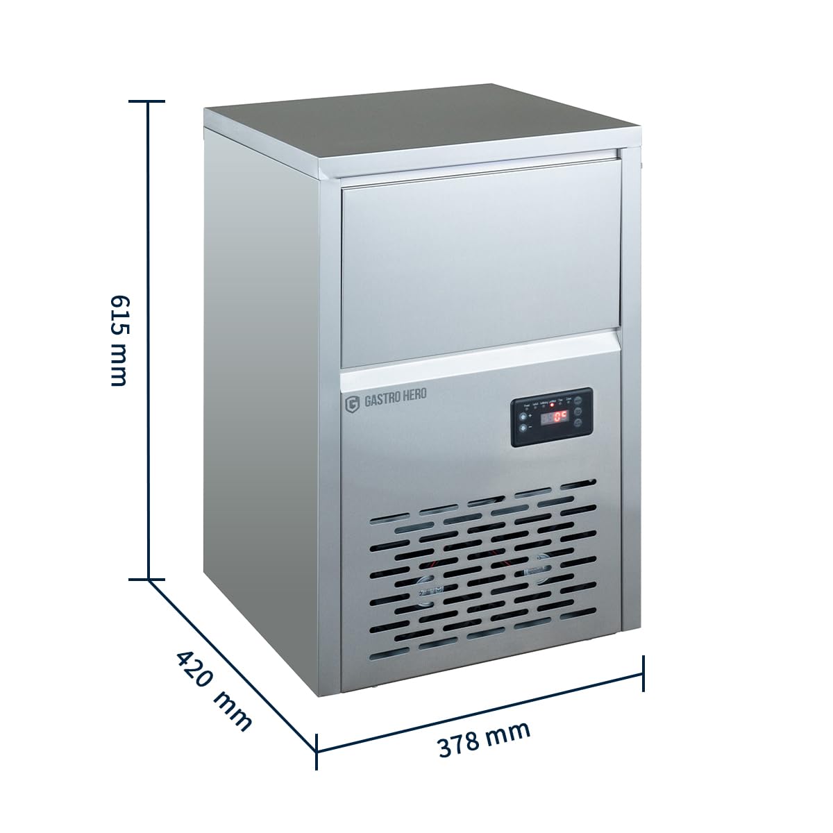 Vollwürfel Eisbereiter ECO 30 kg Gastronomiebedarf