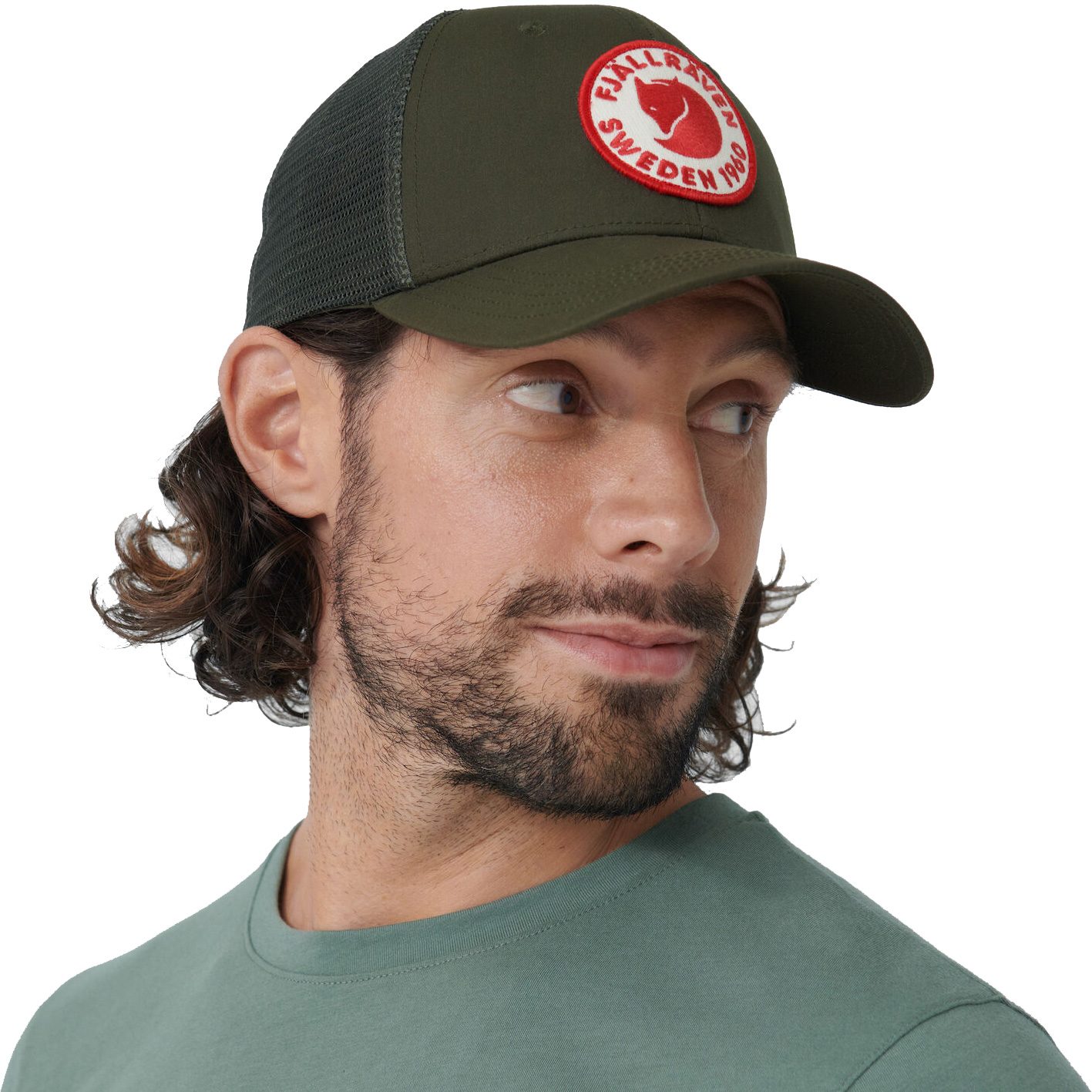 Fjällräven 1960 Logo Längtradarkeps Cap Unisex patina green