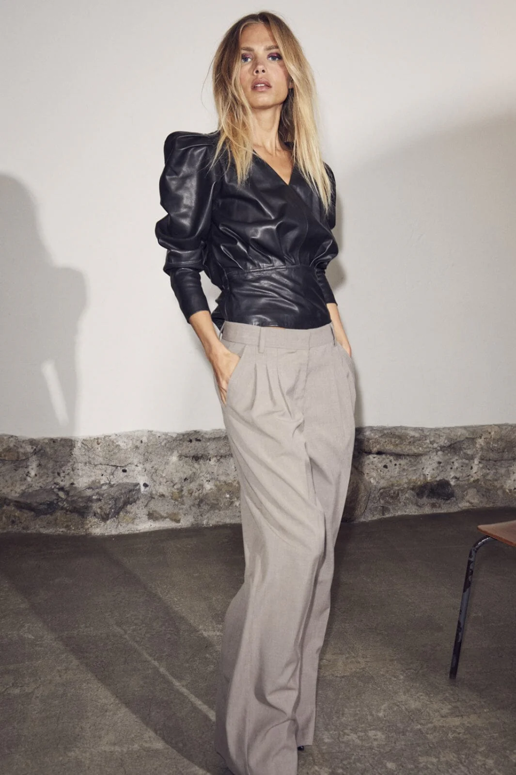 Co´Couture Phoebecc Drape Puff Blouse
