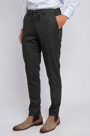 Suitable Das Pantalon Pied de Poule Donkergroen SPE24304DA19ST-339 kopen