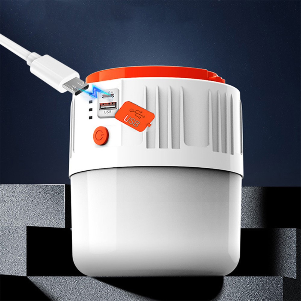 24 LED's Outdoor Solar Laterne Camping Lampe Wasserfest (IP65)   1200mAh Akku - Kaltweiss