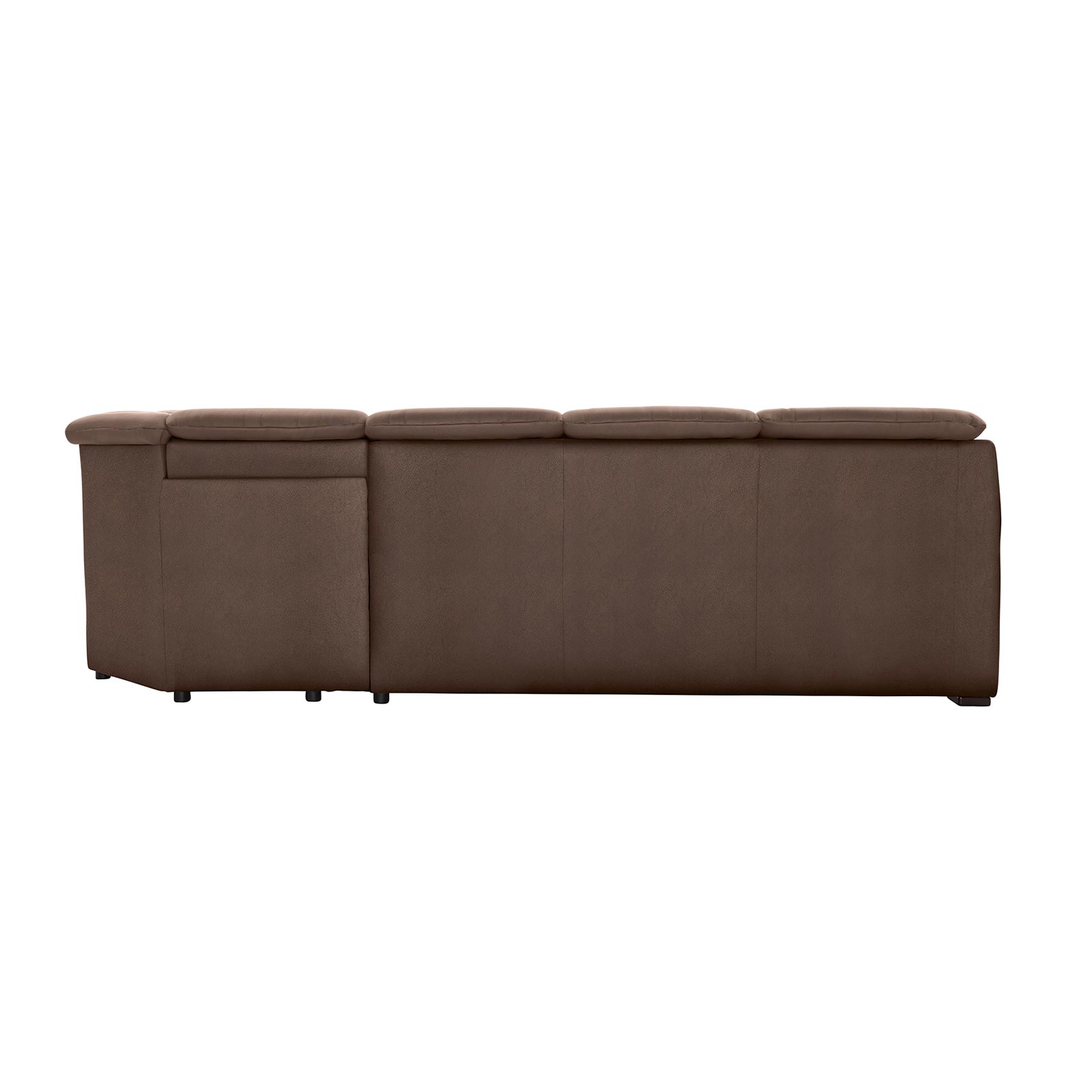 polsterpower Ecksofa - Saddle nougat - Basismodell - rechts