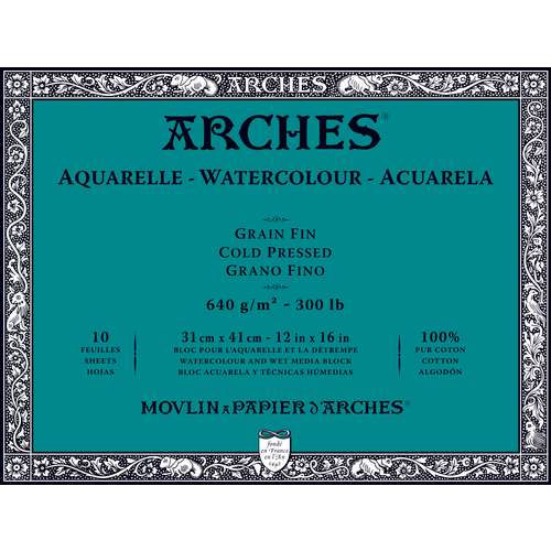 ARCHES® Aquarell-Büttenblock