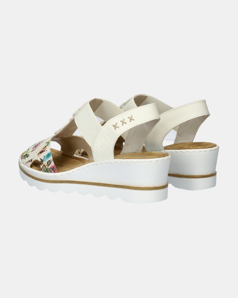 Rieker Sandalen  - wit