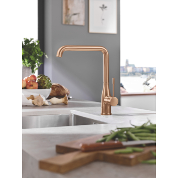 GROHE keukenkraan Essence L-size met hendel Warm Sunset