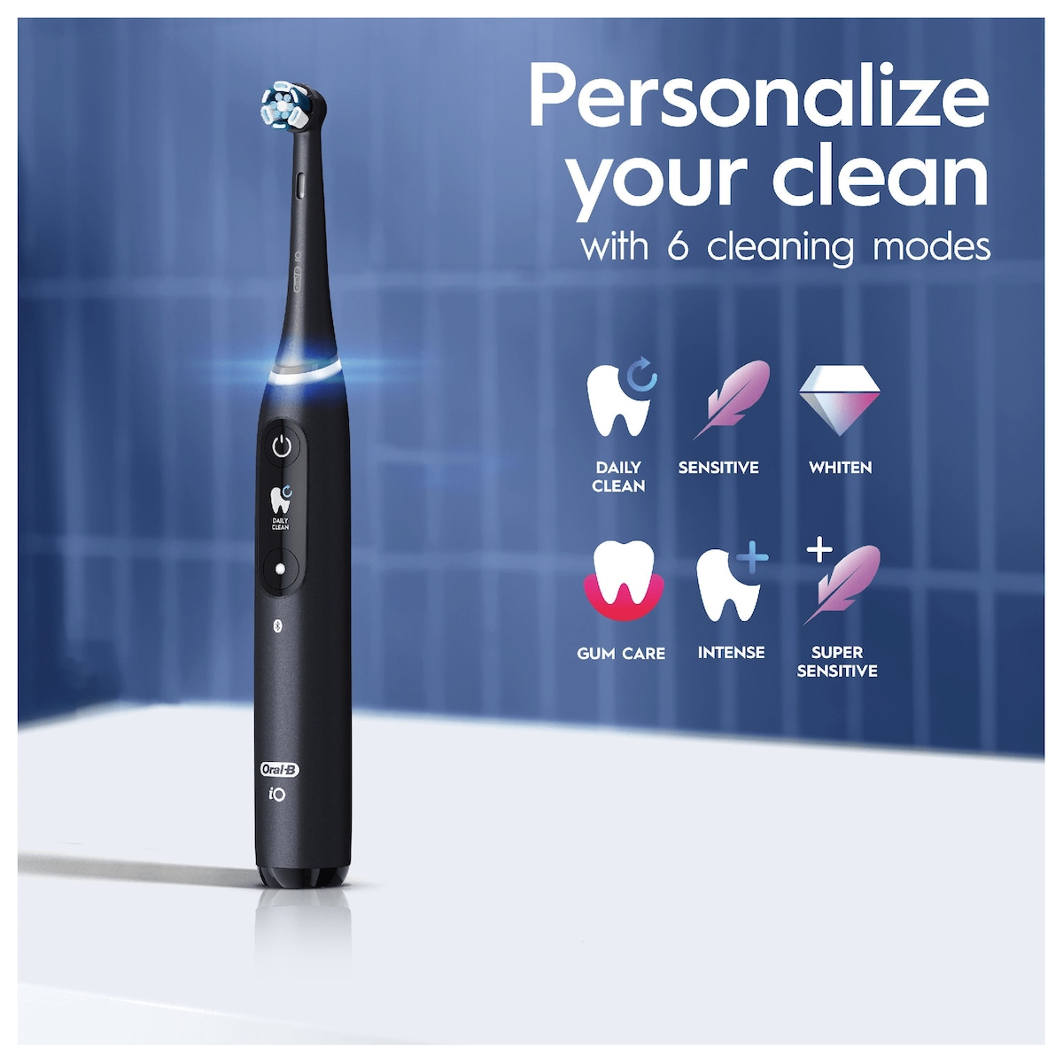 Oral-B iO 8s elektrisk tannbørste 387125 (black onyx)