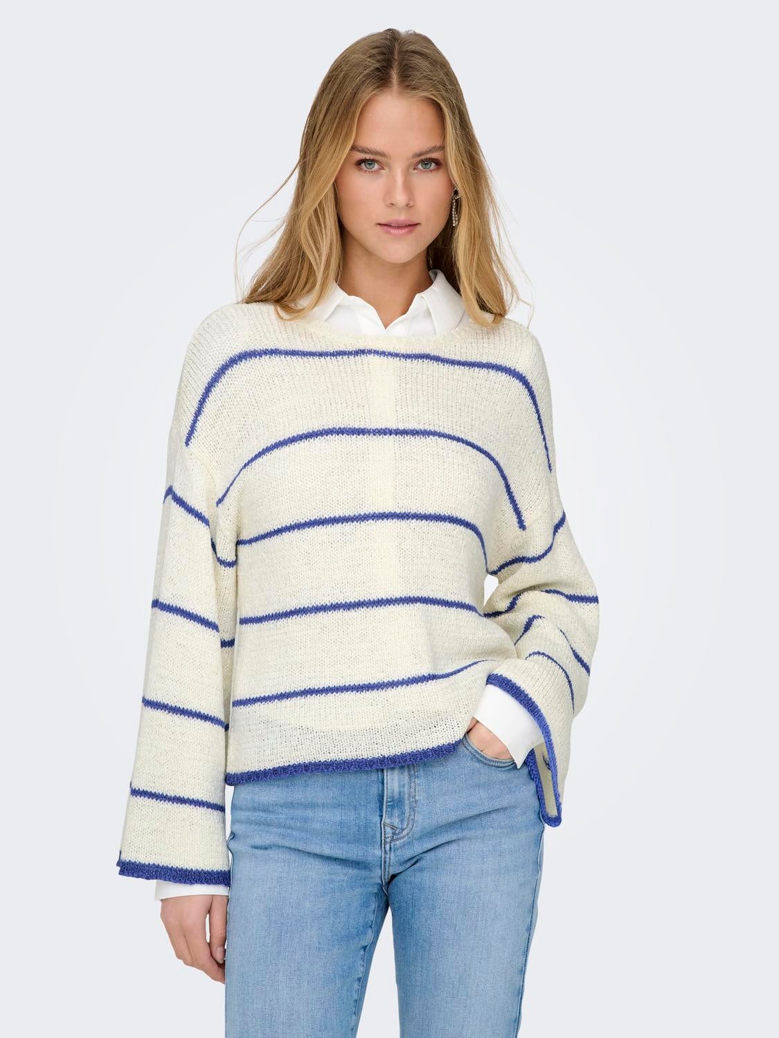 ONLGEENA Strickpullover Cloud Dancer