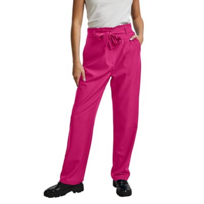 Pantalon femme Pcboss Hw Paperbag Straight PIECES