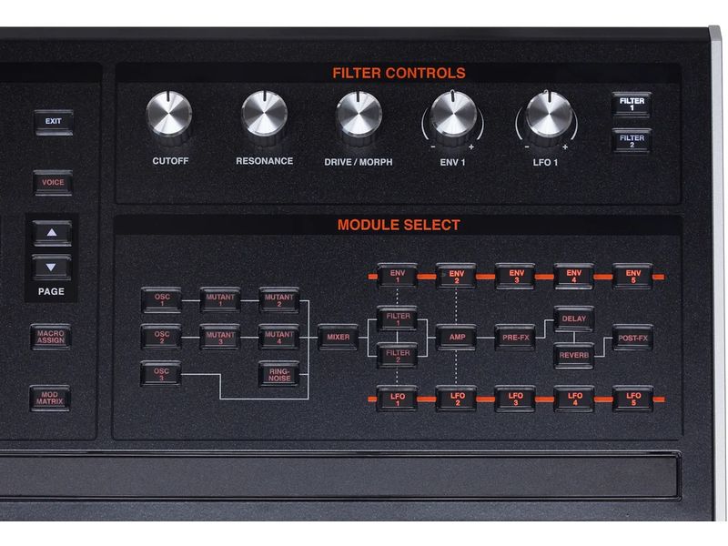 ASM HYDRASYNTH Keyboard Halbgewichtetes Keyboard