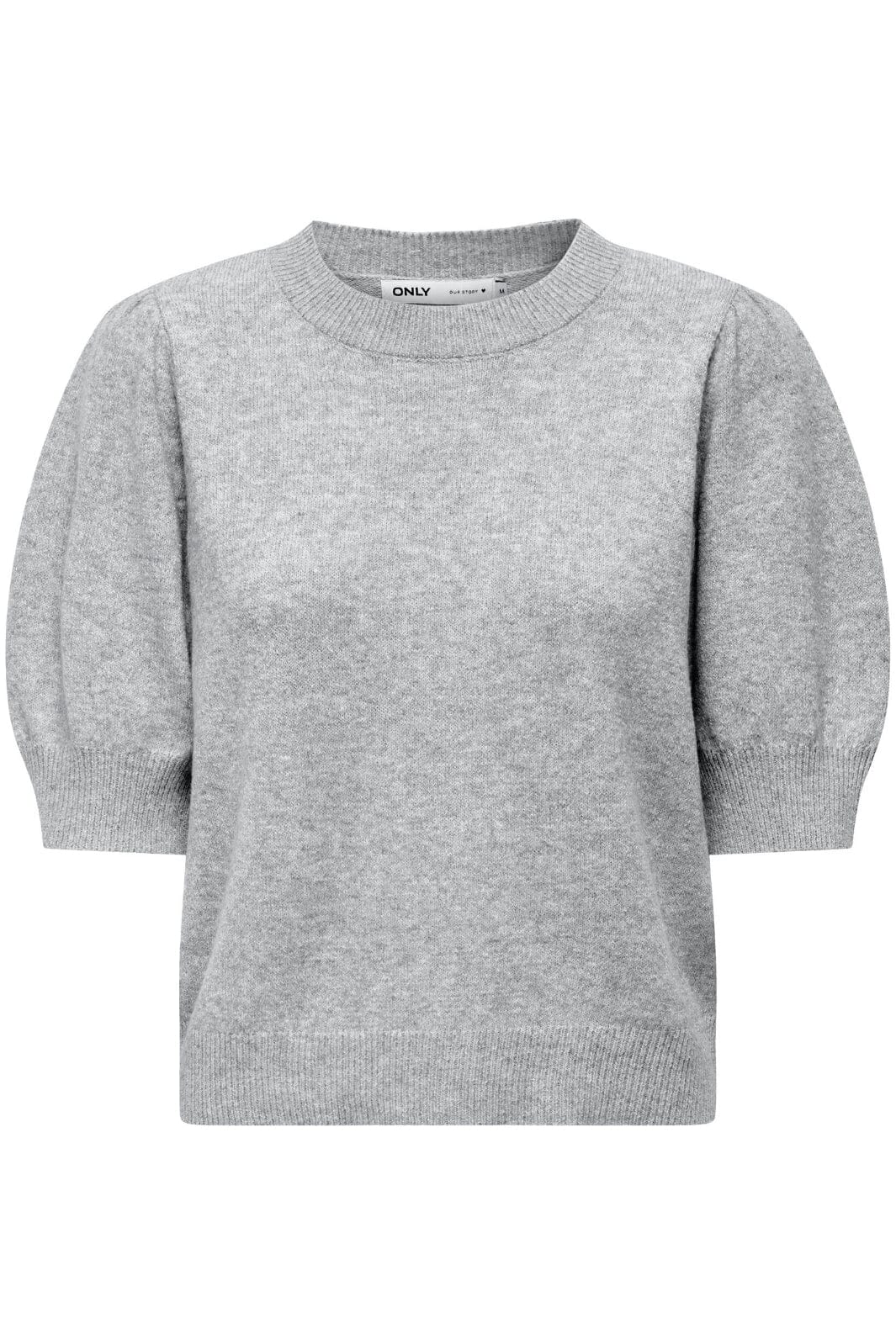 Only Onlrica Life 2/4 Pullover Knt 4602264 light grey melange