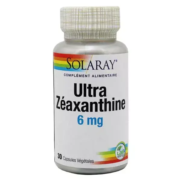 Solaray Ultra Zeaxantina 6mg 30 Cápsulas Vegetais