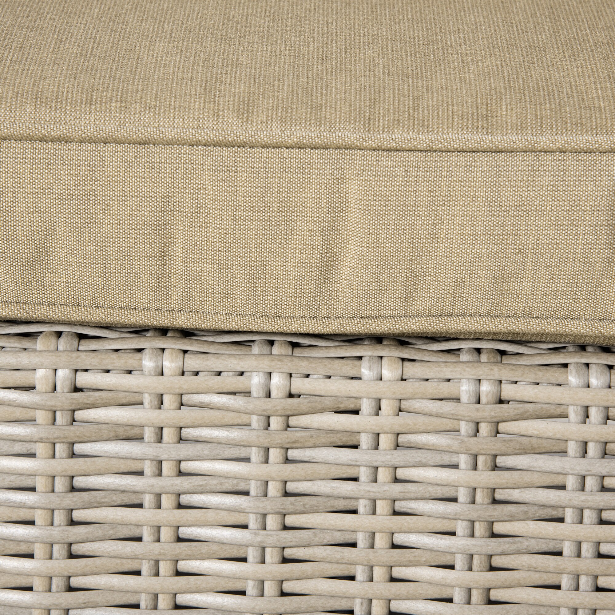 Outsunny Gartenmöbel Set mit Couchtisch bunt 150L x 75B x 65H cm