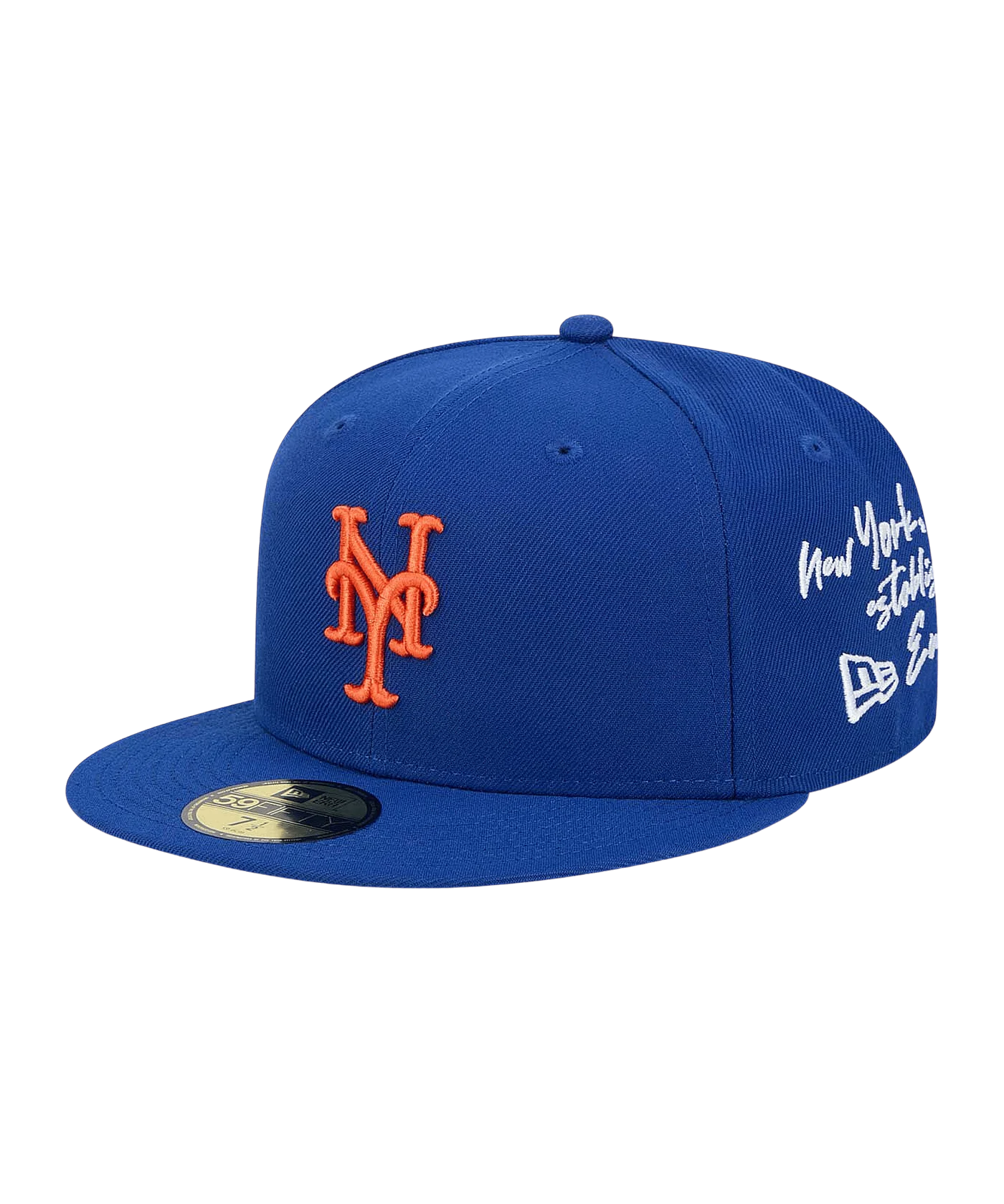 New Era MLB New York Mets Team Verbiage 59Fifty Cap Blau