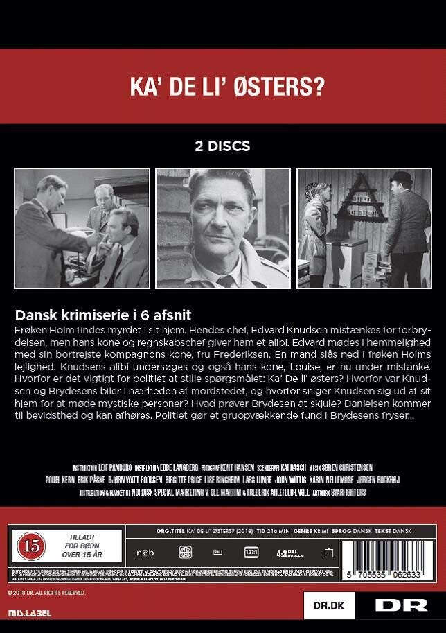 Ka' De Li' Østers / Kan De Lide Østers - DVD