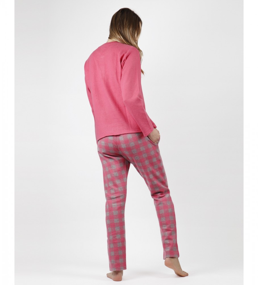 Pijama Vichy rosa Admas