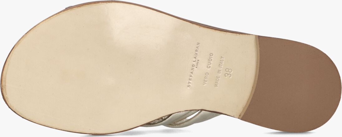 gouden stefano lauran slippers 24003