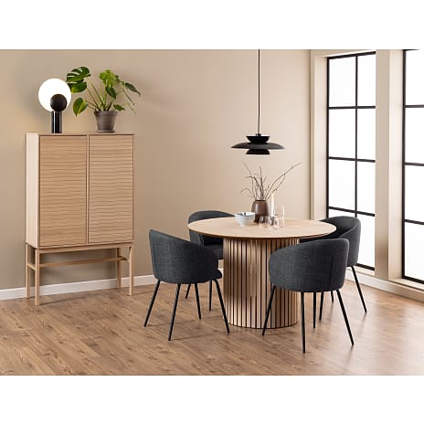 Linley skab - hvidpigmenteret eg