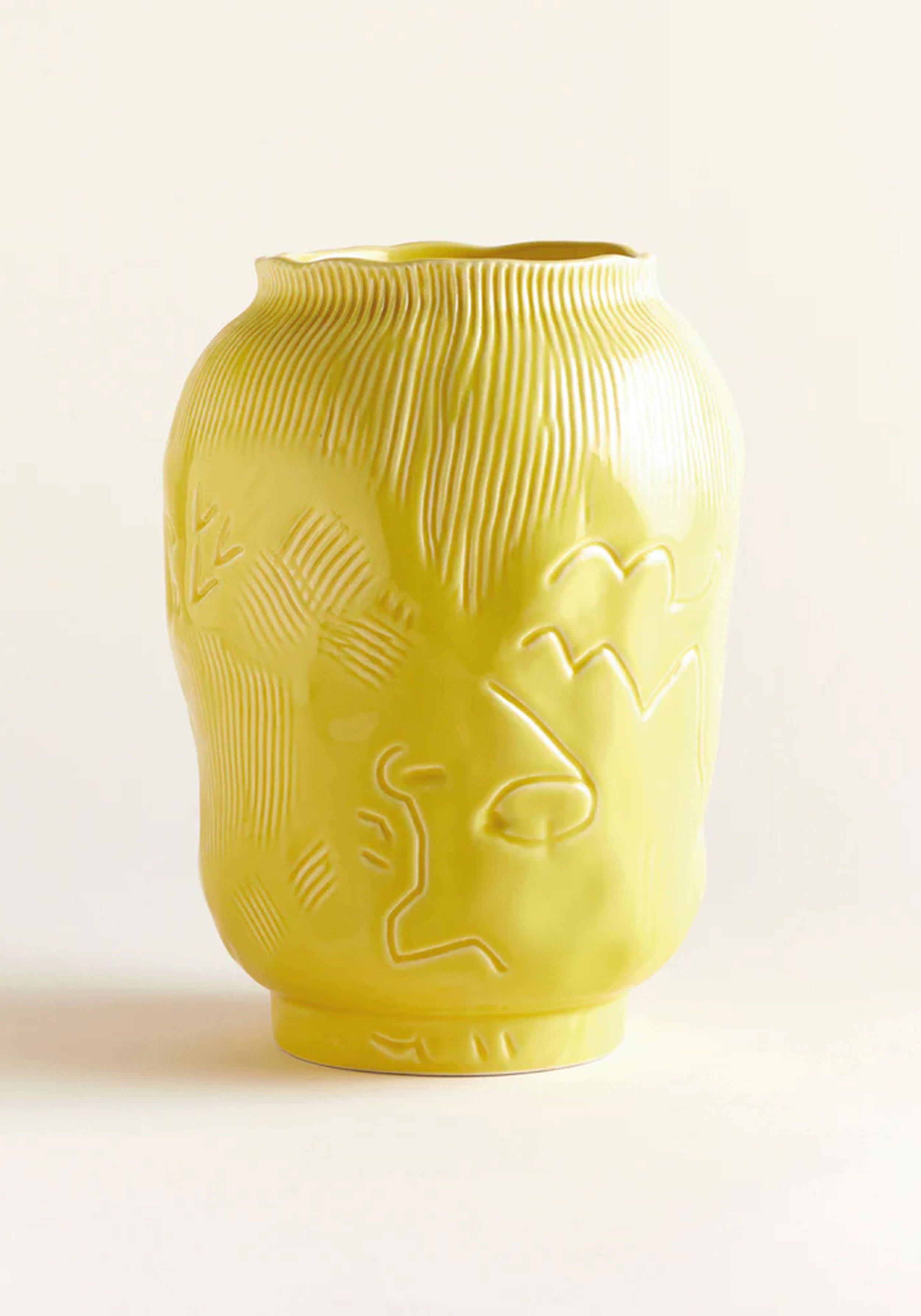 Onomao Grosse Vase III Edition Enguerrand Poncelin Zitrone