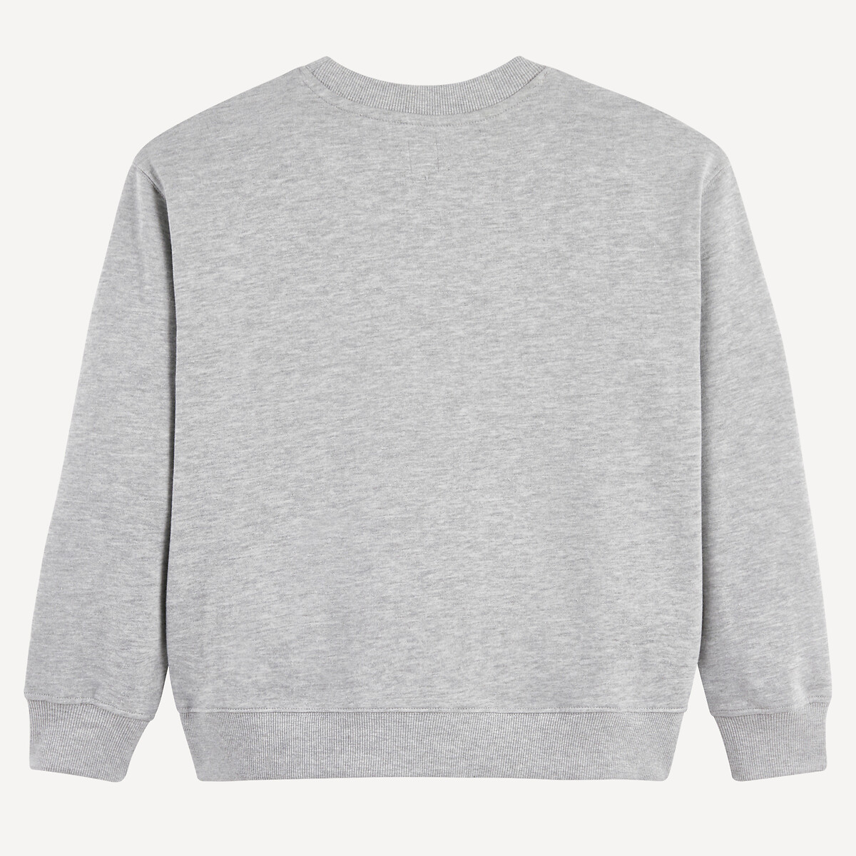 COLEÇÕES LA REDOUTE<br>Moletom de gola redonda achatado