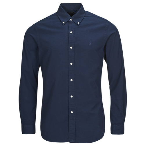 Polo Ralph Lauren - CHEMISE COUPE DROITE EN SEERSUCKER Azul / Astoria / Navy