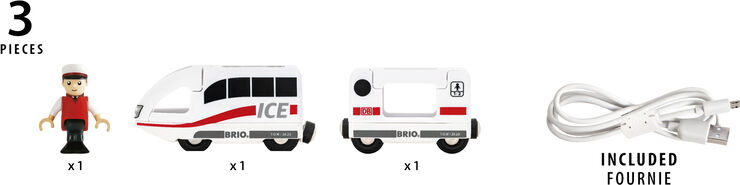 Brio Genopladelig lokomotiv, ice