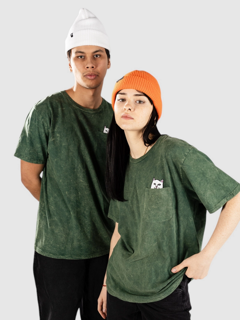 RIPNDIP Lord Nermal T-Shirt hunter mineral wash