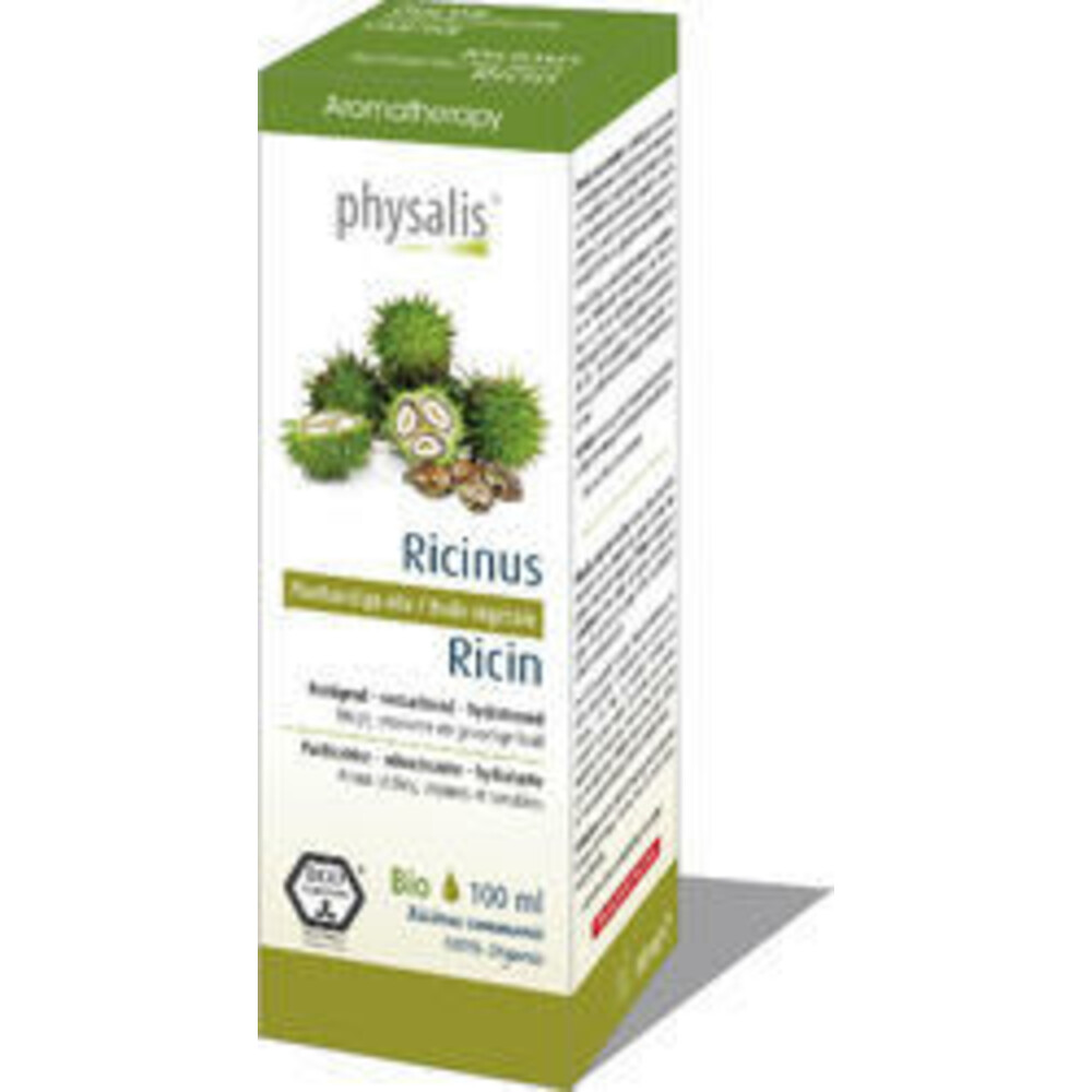 Physalis Aromatherapy Biologisch Ricinus100 ml