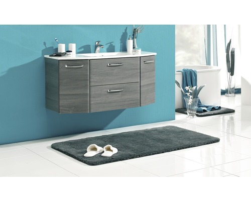 Pelipal Alika wastafelmeubel, 111 cm, grafietstructuur, horizontaal gedemonteerd, zonder wastafel