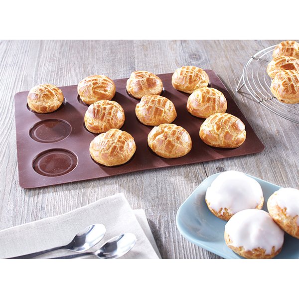Lot set poche à douille et Flexi' plaque 12 choux Mathon