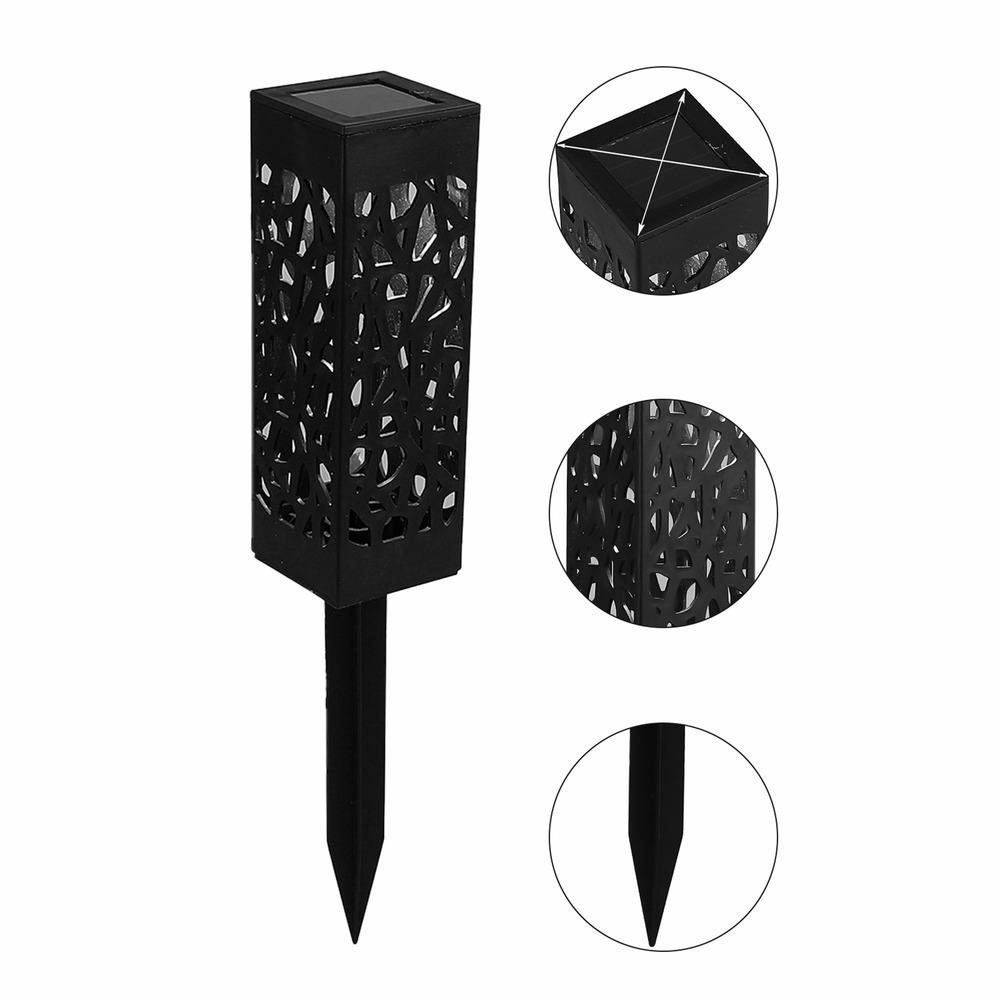 Lot de 12 bornes solaire à planter