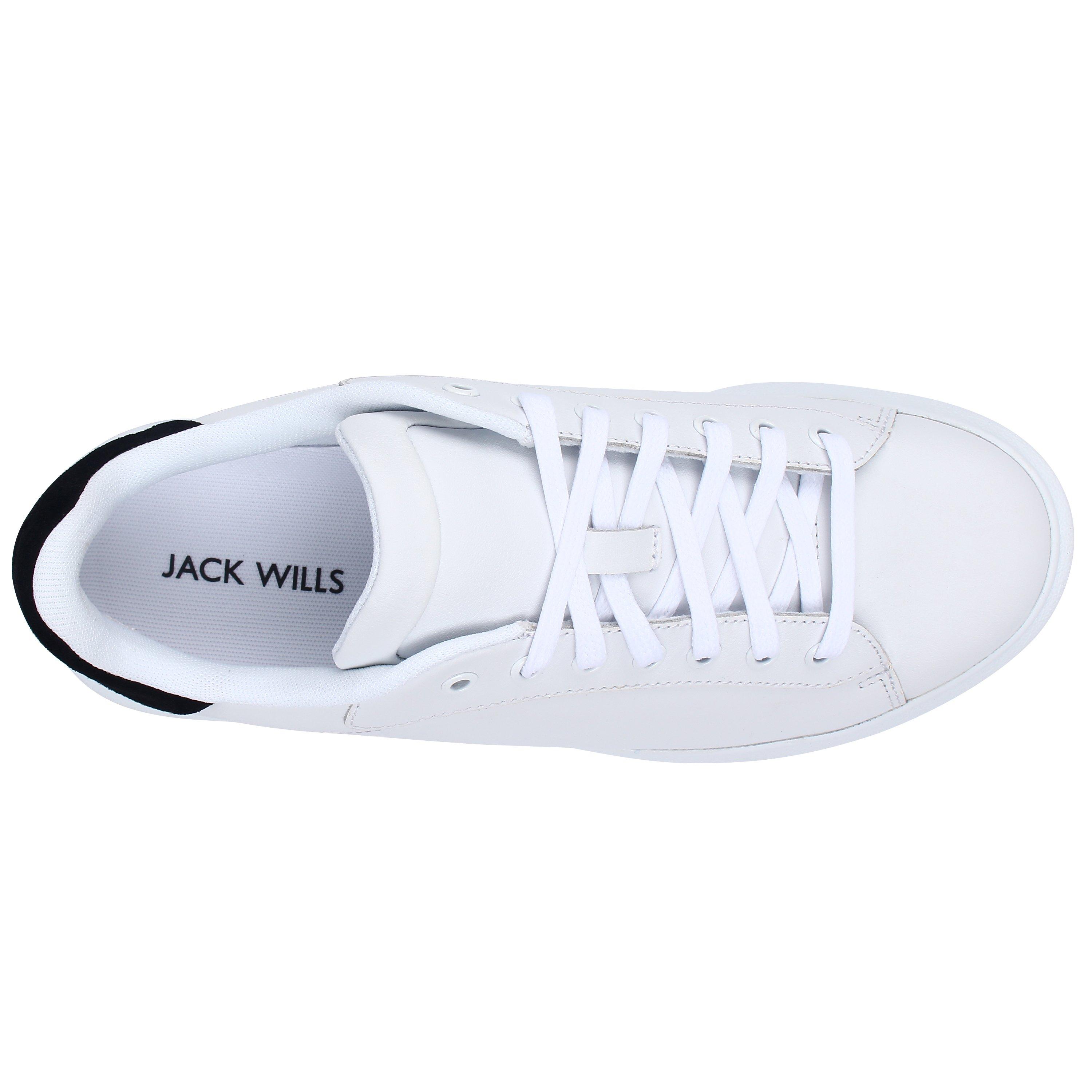 Jack Wills JW Platform Leather Trainer